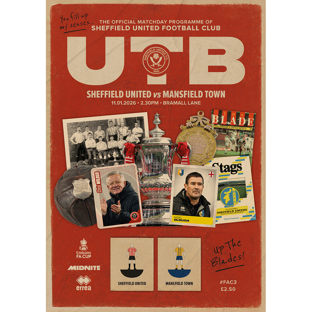Programme De Match FA Cup 1945/1946 - Stoke City Vs Sheffield United - Football Vintage - Bon état