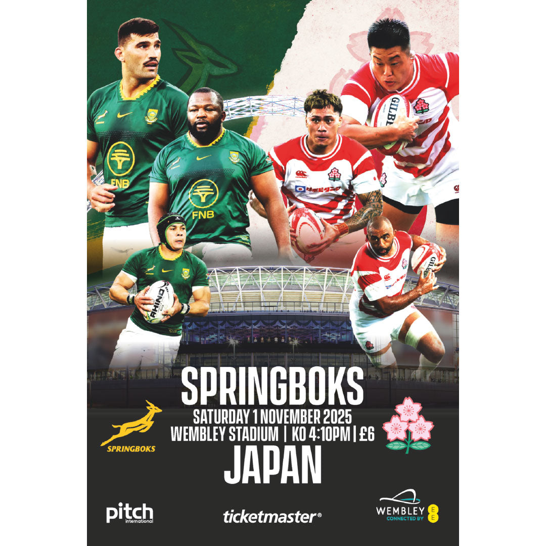 South Africa v Japan Matchday Rugby Programmes – Ignition Sports Media