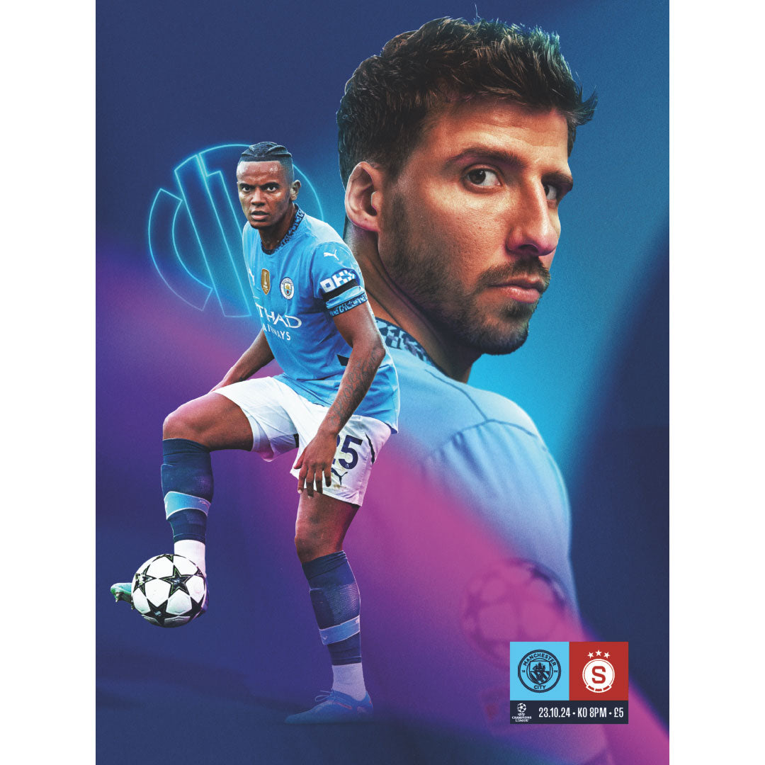 Manchester City vs Sparta Prague football programme