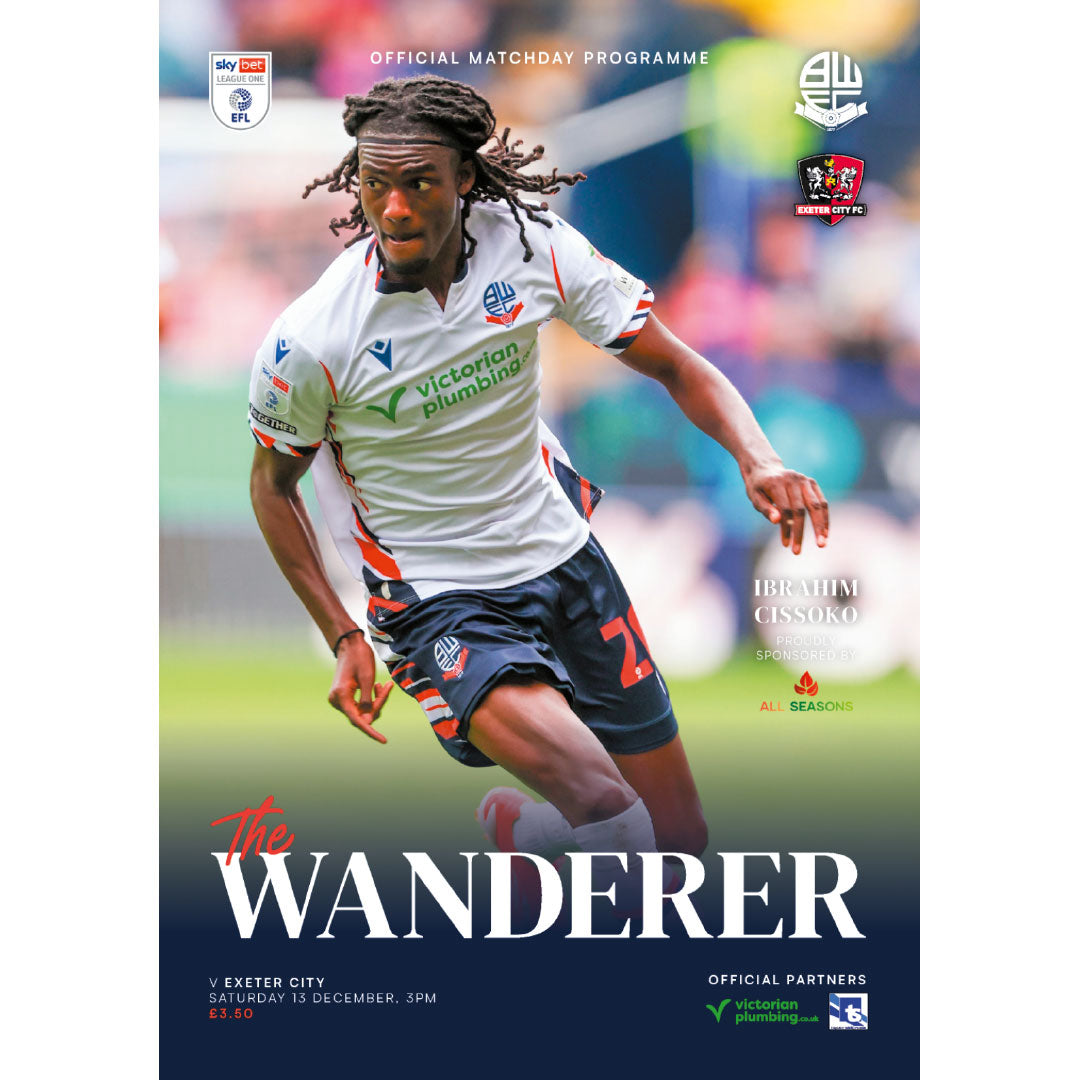 Bolton Wanderers vs Exeter City