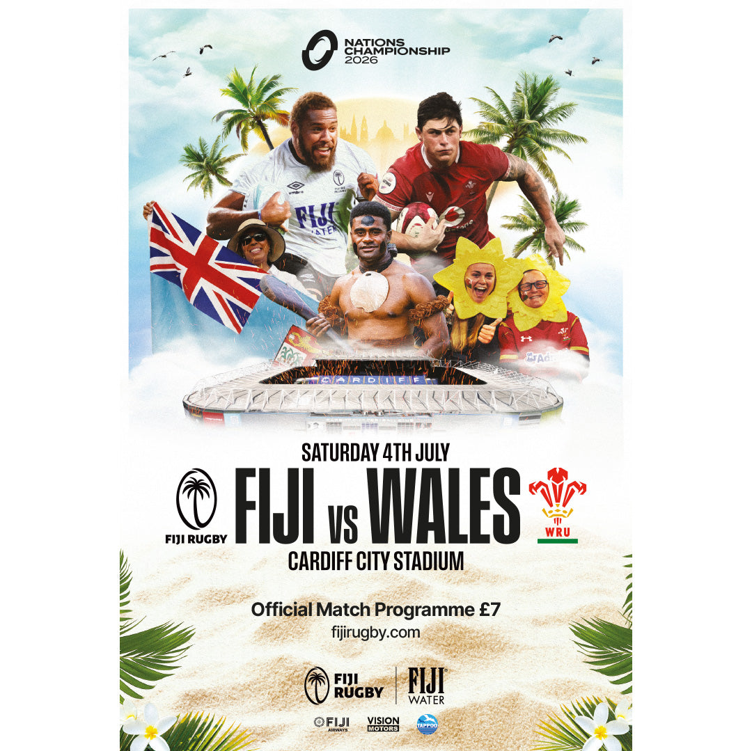 Fiji v Wales Matchday Rugby Programmes – Ignition Sports Media