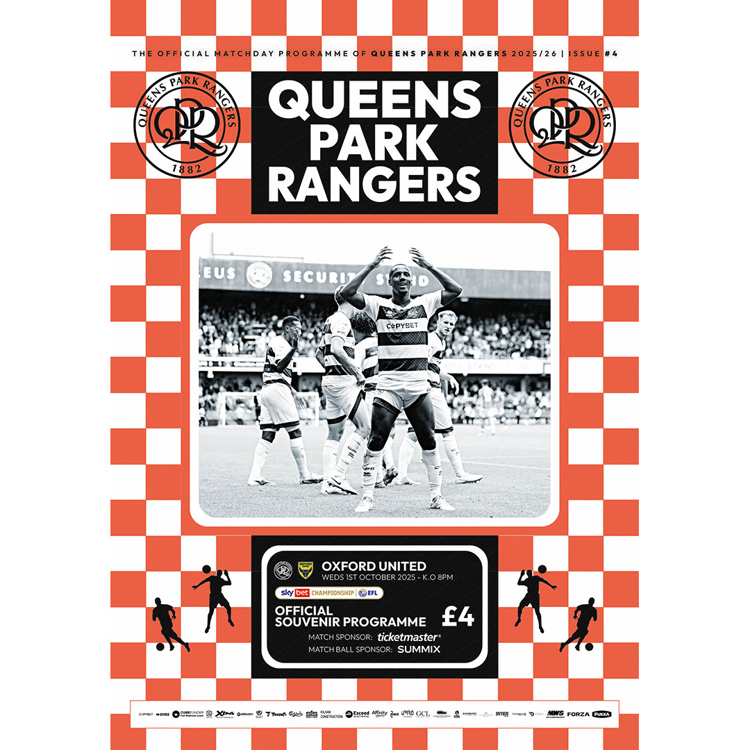 Queens Park Rangers v Oxford United Matchday Football Programme ...