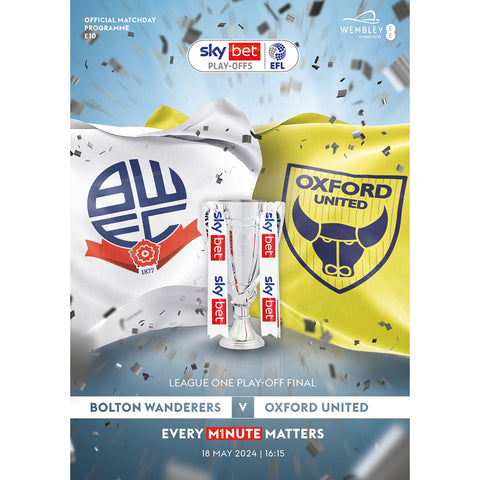 Bolton Wanderers v Oxford United (League One Play-Off Final 2024)