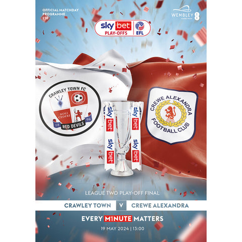 Crewe Alexandra v Crawley Town (League Two Play-Off Final 2024)