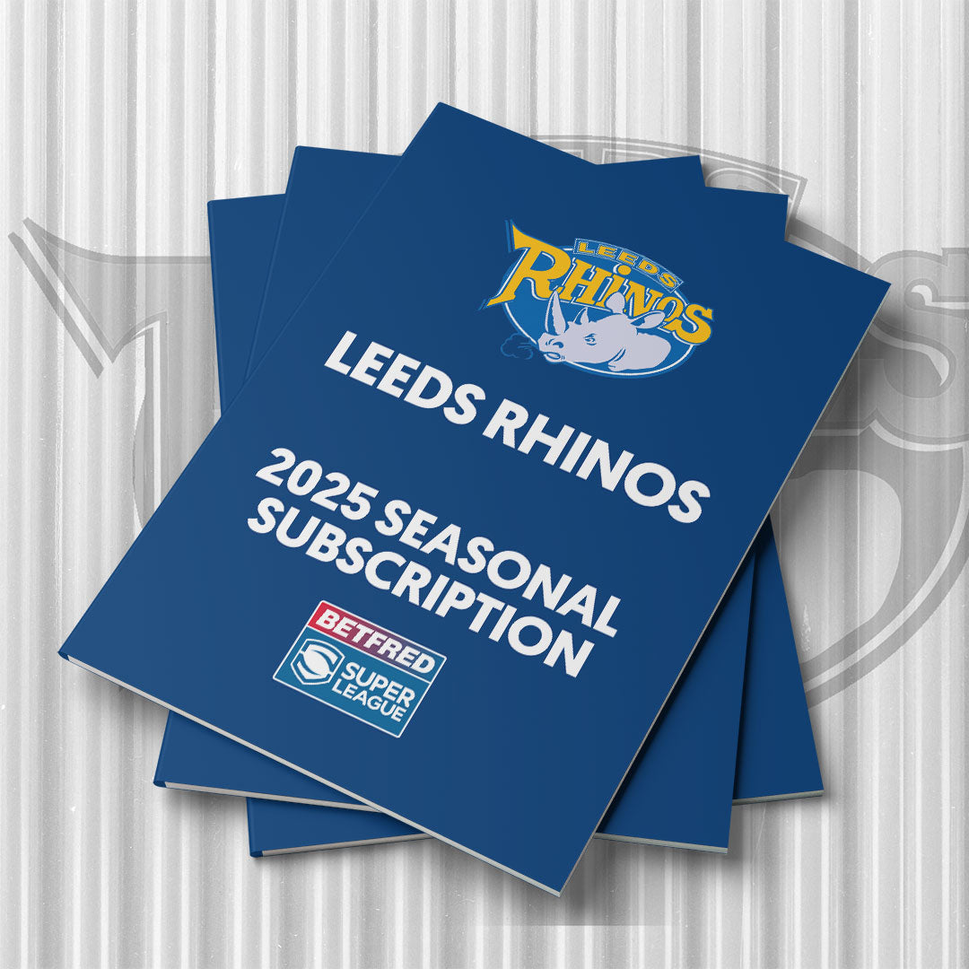 Leeds Rhinos Full Season Subscription 2025 match day programme