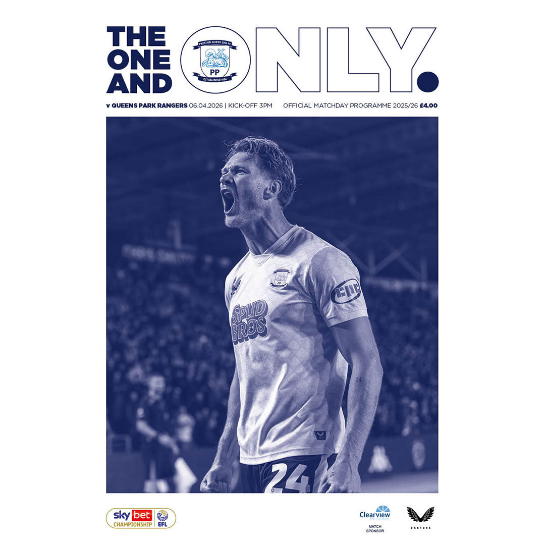 Preston North End v Queens Park Rangers Matchday Football Programmes ...