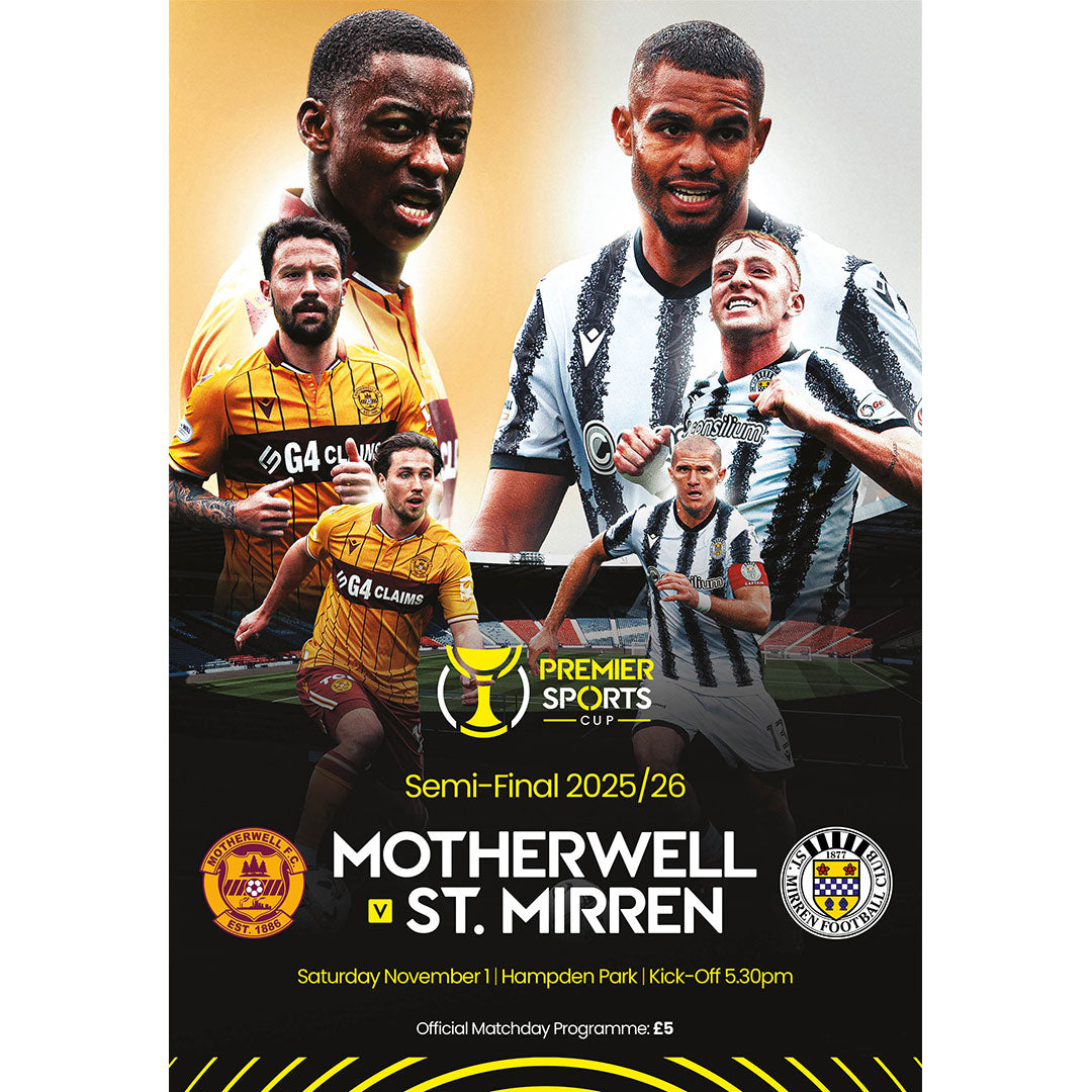 Motherwell v St Mirren (Premier Sports Cup Semi-Final)