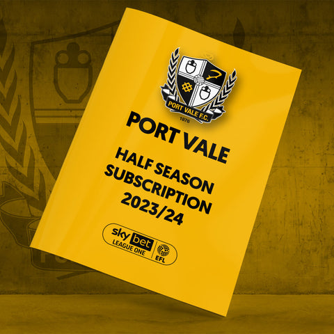 Port Vale Half Season Subscription 2023-24