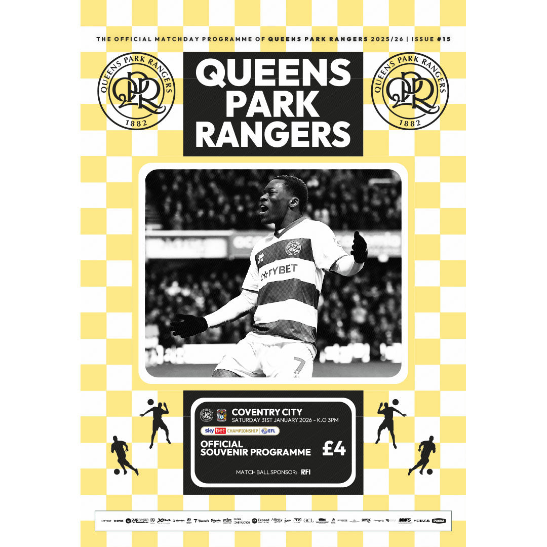 Queens Park Rangers v Coventry City Matchday Football Programme ...
