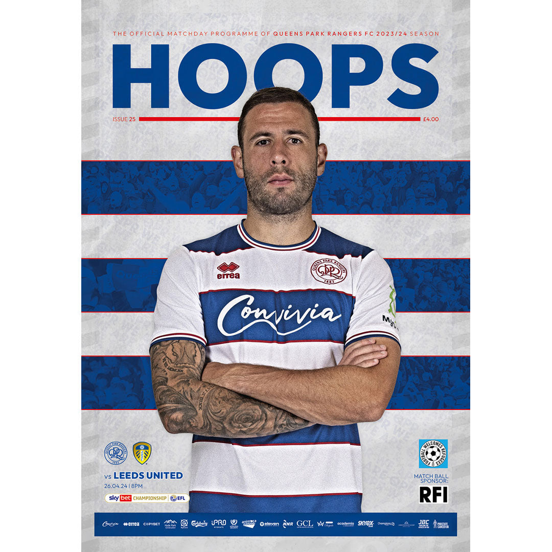 Queens Park Rangers v Leeds United Matchday Football Programmes ...