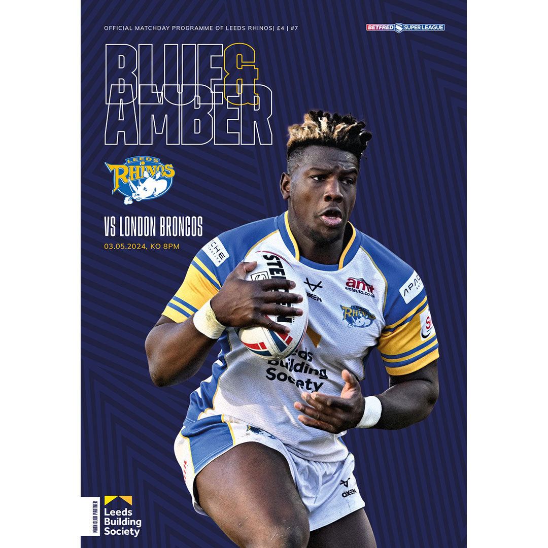 Leeds Rhinos v London Broncos Matchday Programmes – Ignition Sports Media
