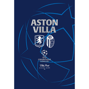 Aston Villa vs Bologna Matchday Football Programmes – Ignition