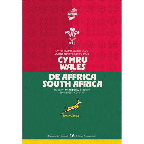 Wales vs South Africa (2025)