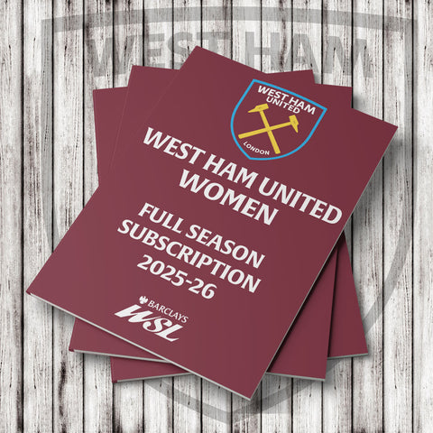 West Ham United Women Full Season Subscription 2025-26