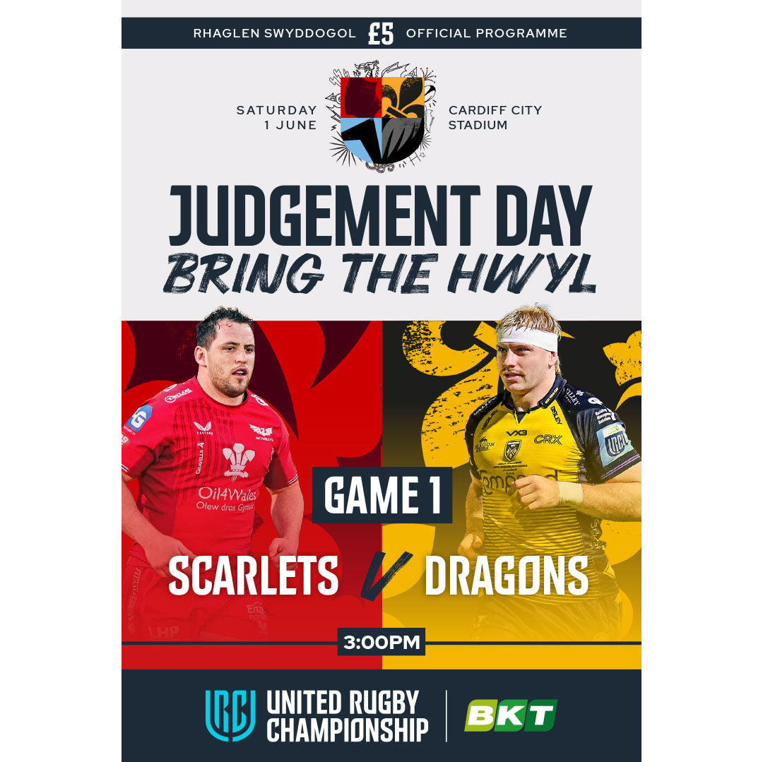 World Rugby Rprogramms WRU JUDGEMENT DAY (2024) Matchday Rugby Programmes – Ignition Sports Media