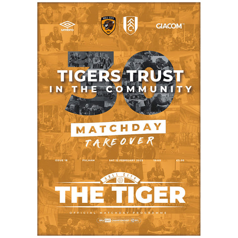 Hull City vs Fulham football programmes