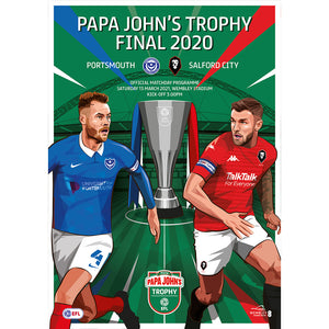 Papa John’s Trophy Final 2019-20 - Portsmouth vs Salford City