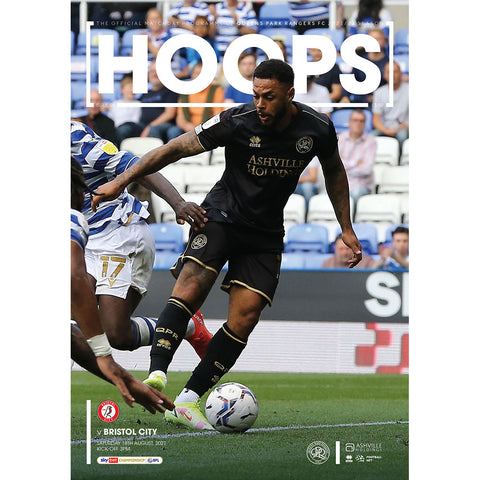 Queens Park Rangers vs Bristol City football programmes