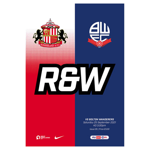 Sunderland vs Bolton Wanderers