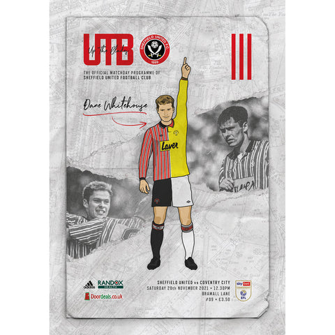 Sheffield United vs Coventry City football programmes