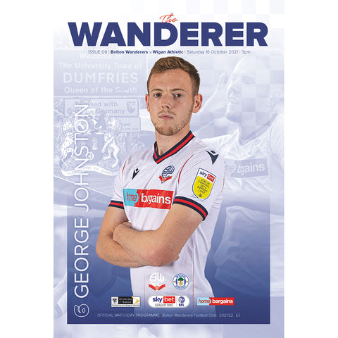 Bolton Wanderers vs Wigan Athletic football programmes
