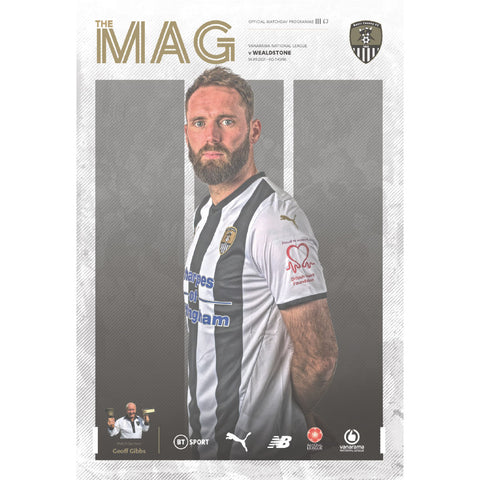 Notts County vs Wealdstone football programmes