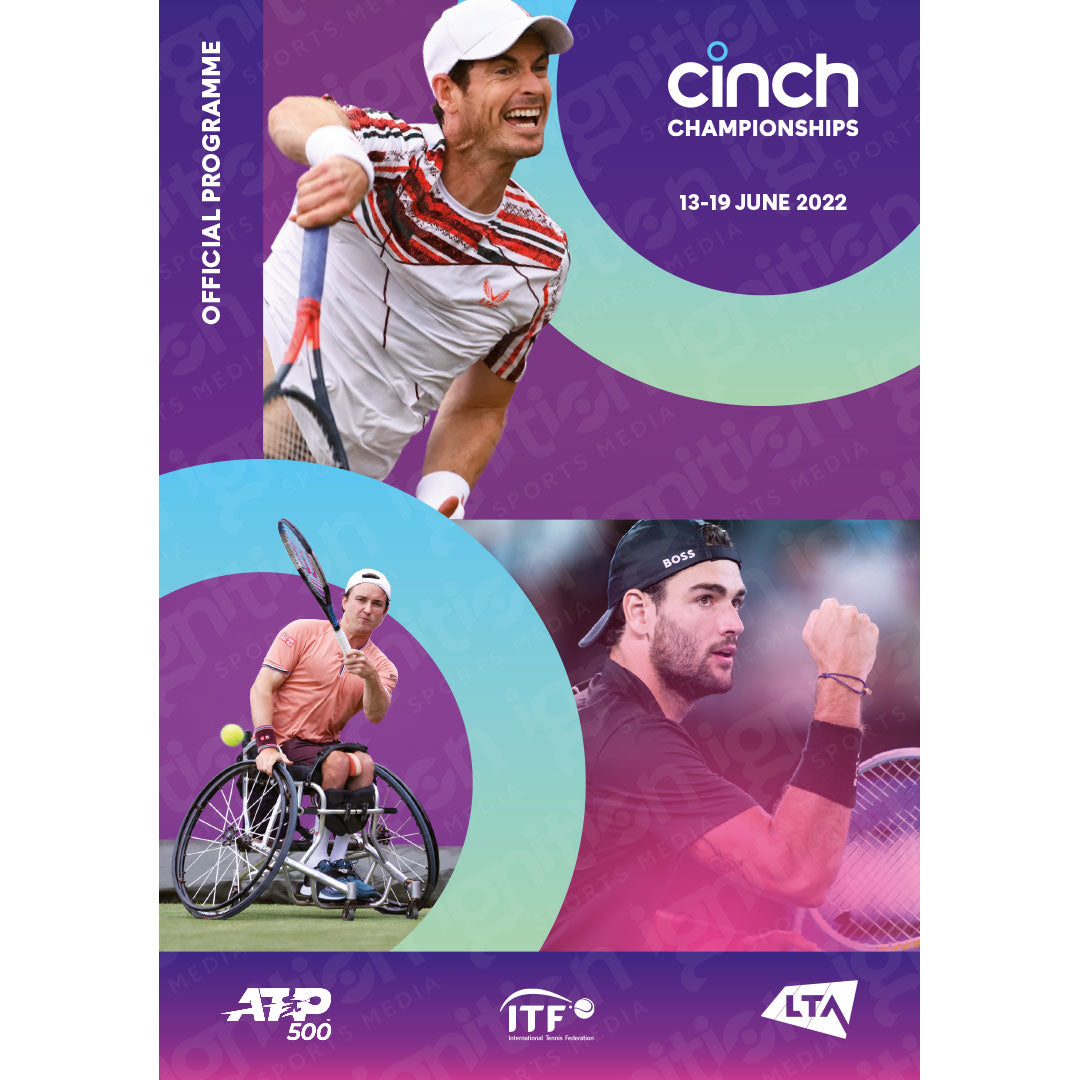 cinch Championships 2022 at Queen’s Tennis Matchday Programmes