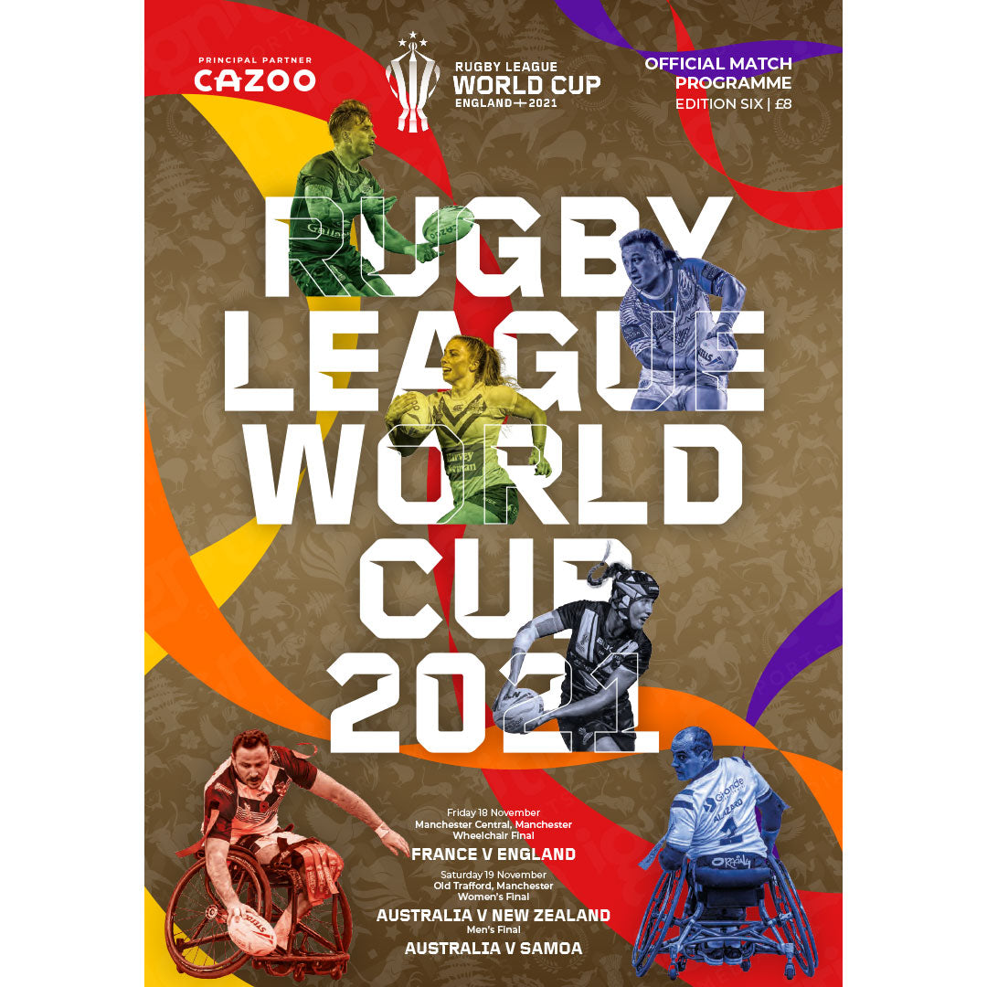 World Rugby Rprogramms Rugby League World Cup Final Matchday Rugby Programmes – Ignition ...